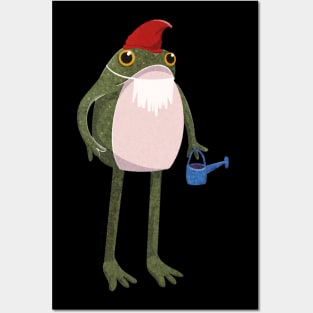 Gnome Frogson the Frog Posters and Art